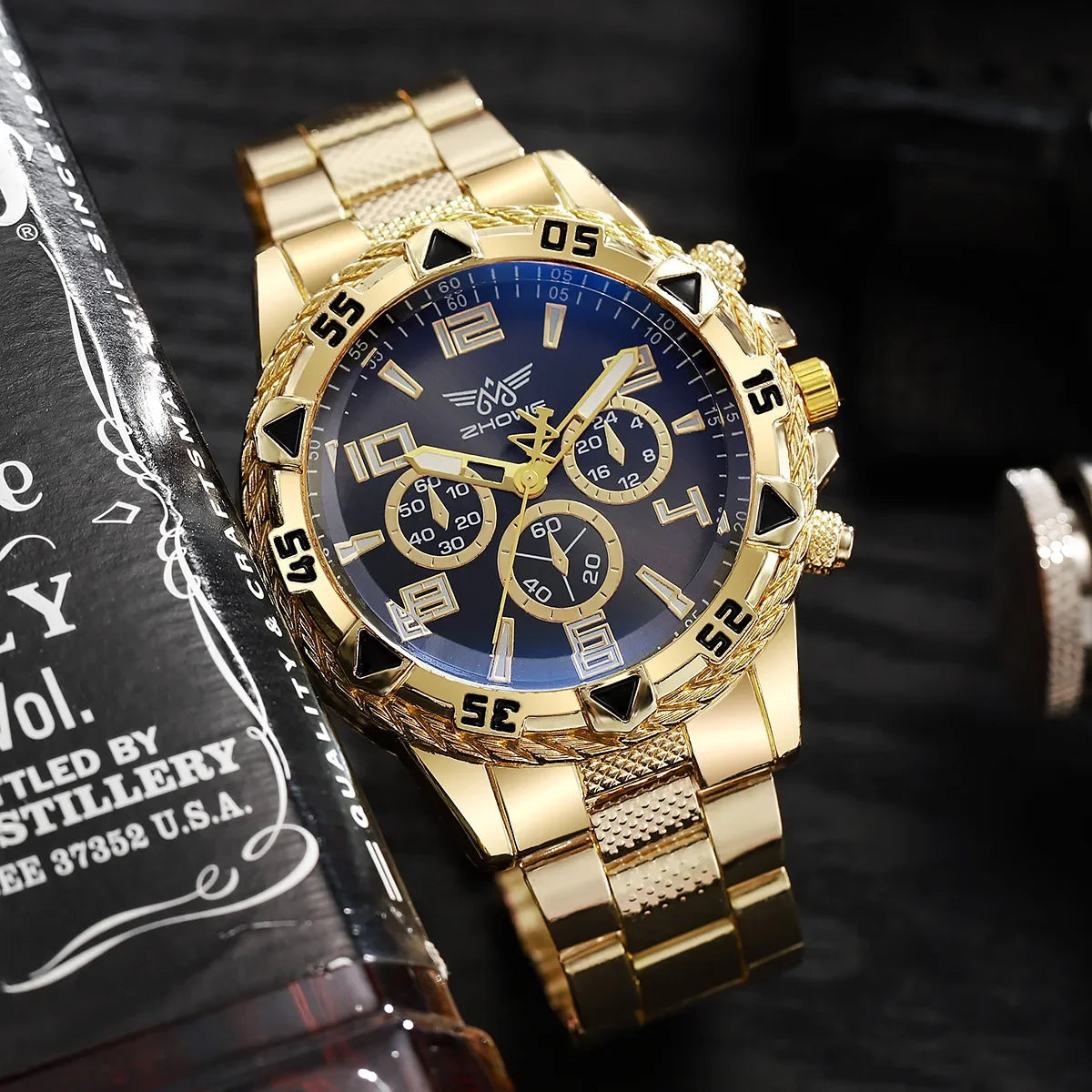 Men Business Watches Fashion Stainless Steel Band Male's Quartz Watch Round Clock Men Quartz Wristwatches Gift for Boyfriend