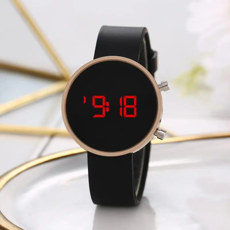 Fashion Digital Watch for Women Simple Men's LED Wrist Watch Silicone Strap Casual Sports Ladies Watch Clock Gift Reloj Mujer