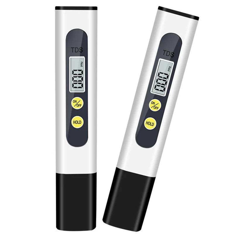 TDS Meter Digital Water Tester 0-9990ppm Drinking Water Quality Analyzer Monitor Filter Rapid Test Aquarium Hydroponics Pools
